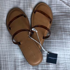 Size 6 Tortoise Skinny Strap Sandal